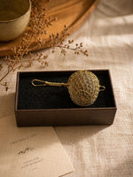 Brass Tea Strainer – Gold Mesh Loose Leaf Infuser - Two Hills Tea