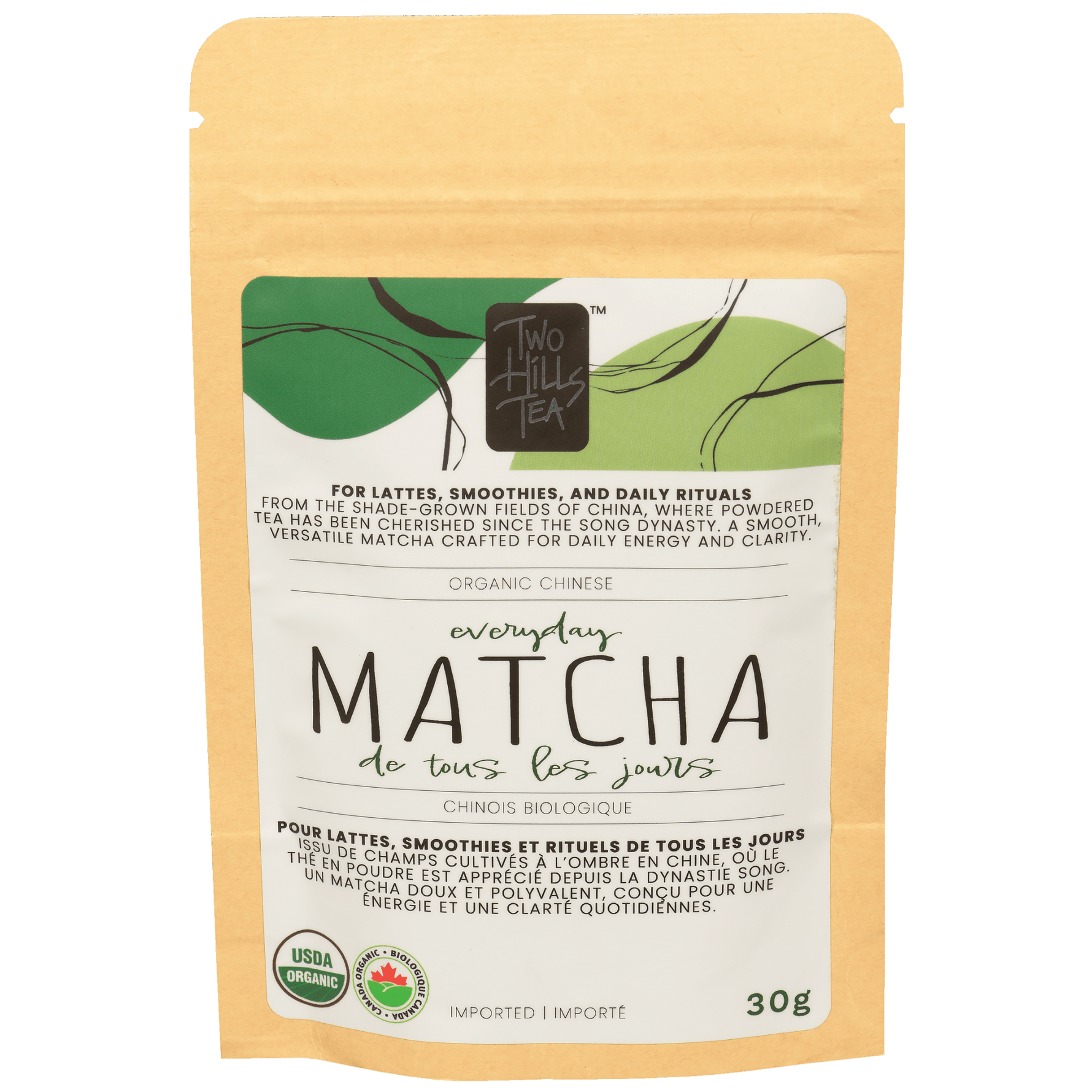 Organic Chinese Everyday Matcha - Two Hills Tea