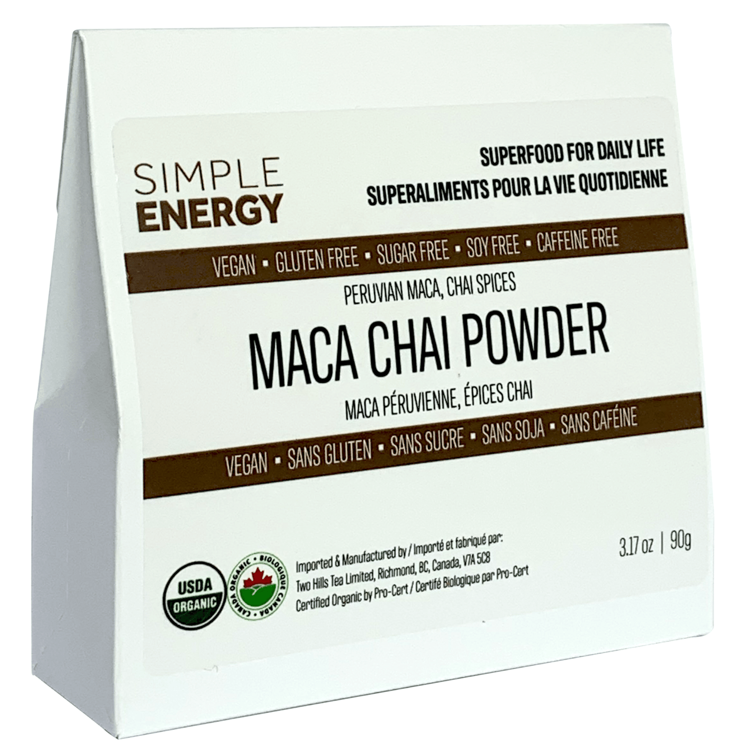 Organic Maca + Hojicha by Simple Energy - Two Hills Tea