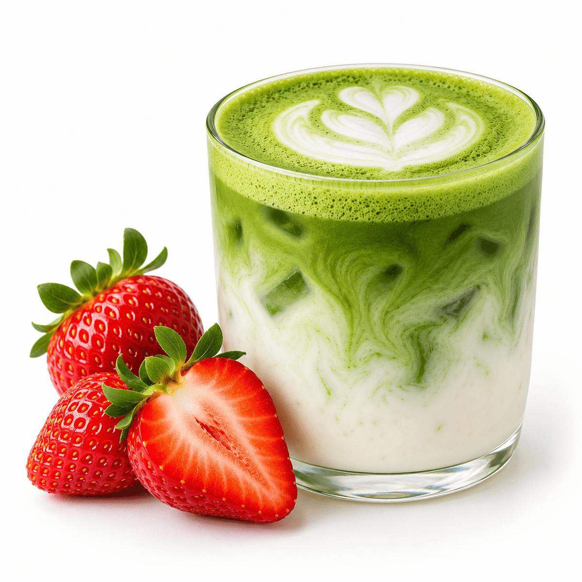 Organic Matcha Latte Mix - Strawberry - Two Hills Tea