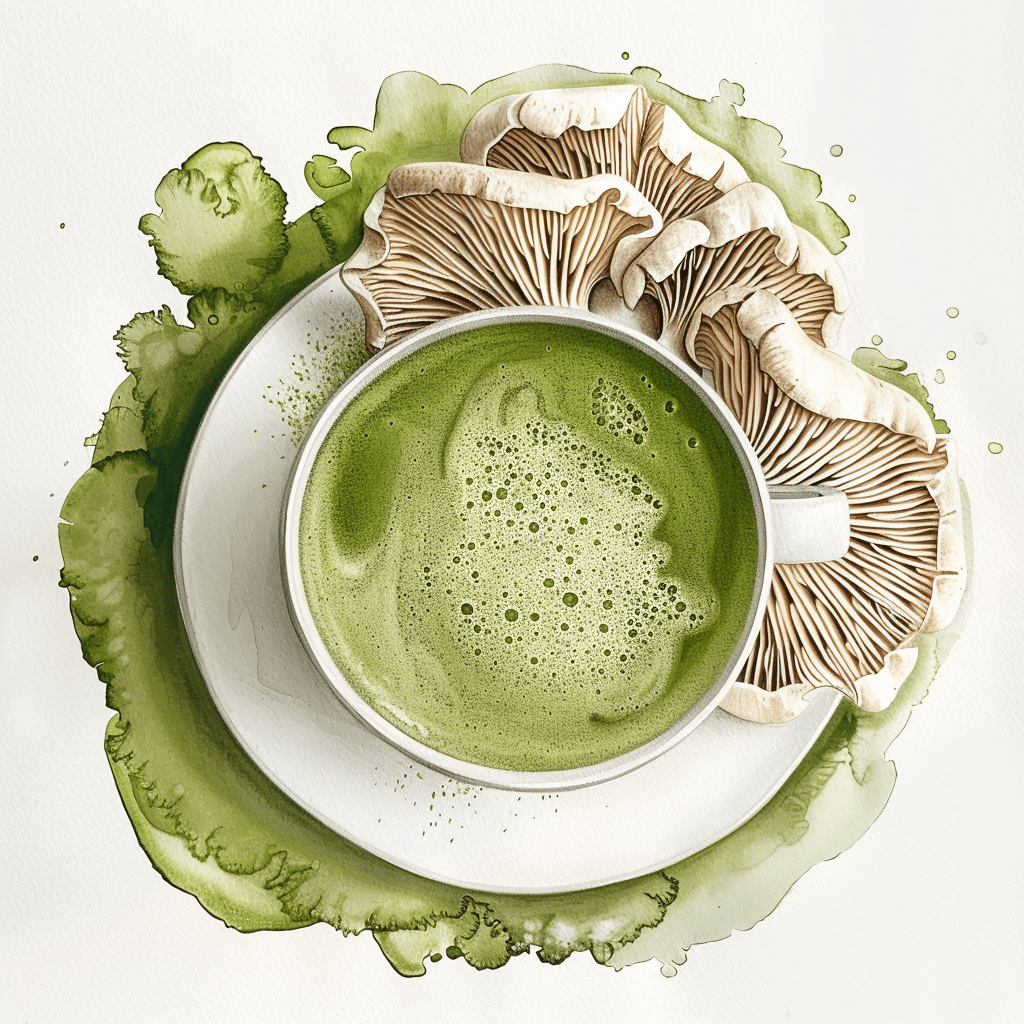 Organic Matcha + Lion's Mane by Simple Energy - Two Hills Tea