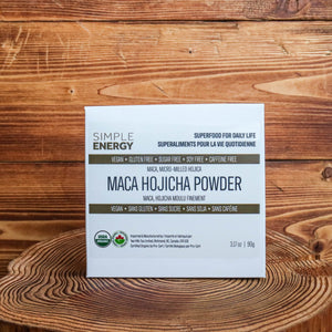 Organic Maca + Hojicha by Simple Energy - Two Hills Tea